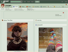 Tablet Screenshot of i-morgan.deviantart.com