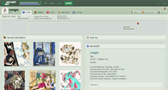 Desktop Screenshot of irislight.deviantart.com