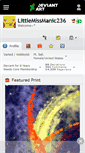 Mobile Screenshot of littlemissmanic236.deviantart.com