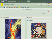 Tablet Screenshot of littlemissmanic236.deviantart.com