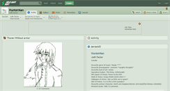 Desktop Screenshot of hunterman.deviantart.com