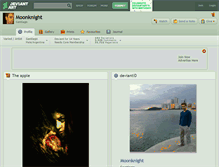 Tablet Screenshot of moonknight.deviantart.com