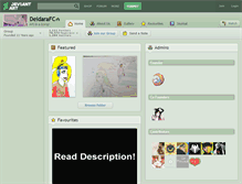 Tablet Screenshot of deidarafc.deviantart.com