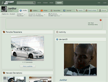 Tablet Screenshot of junixxr.deviantart.com