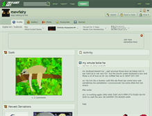 Tablet Screenshot of mewfairy.deviantart.com