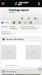 Mobile Screenshot of flamingo-dance.deviantart.com