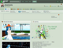 Tablet Screenshot of phoenixonly.deviantart.com