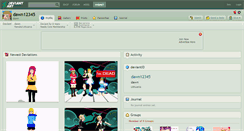 Desktop Screenshot of dawn12345.deviantart.com