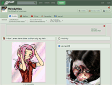 Tablet Screenshot of melodymizu.deviantart.com