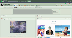 Desktop Screenshot of kyukitsune.deviantart.com