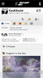 Mobile Screenshot of kyukitsune.deviantart.com