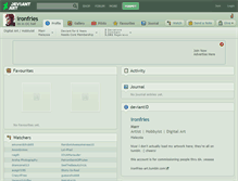 Tablet Screenshot of ironfries.deviantart.com