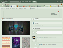 Tablet Screenshot of idmt23.deviantart.com