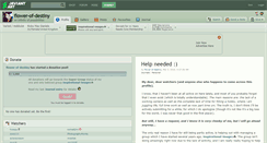 Desktop Screenshot of flower-of-destiny.deviantart.com