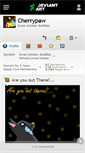 Mobile Screenshot of cherrypaw.deviantart.com