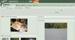 Desktop Screenshot of hellocurt.deviantart.com