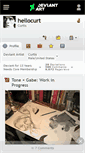 Mobile Screenshot of hellocurt.deviantart.com