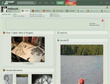 Tablet Screenshot of hellocurt.deviantart.com