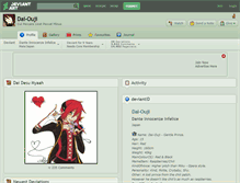 Tablet Screenshot of dai-ouji.deviantart.com