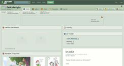 Desktop Screenshot of darkjohnnylu.deviantart.com