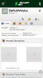 Mobile Screenshot of darkjohnnylu.deviantart.com