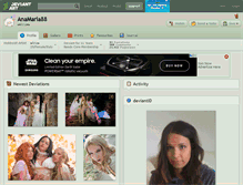Tablet Screenshot of anamaria88.deviantart.com