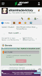 Mobile Screenshot of alicemiraclevictory.deviantart.com