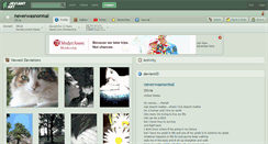 Desktop Screenshot of neverwasnormal.deviantart.com