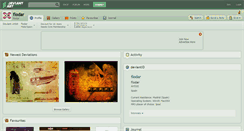Desktop Screenshot of flodar.deviantart.com