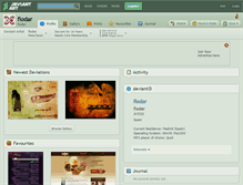 Tablet Screenshot of flodar.deviantart.com