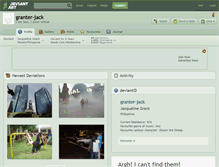 Tablet Screenshot of granter-jack.deviantart.com