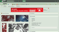 Desktop Screenshot of mazikax.deviantart.com