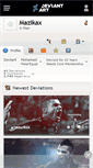 Mobile Screenshot of mazikax.deviantart.com