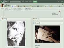 Tablet Screenshot of noiroze.deviantart.com