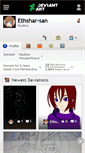 Mobile Screenshot of ethshar-san.deviantart.com