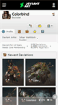 Mobile Screenshot of colorbind.deviantart.com