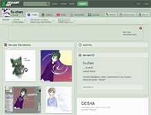 Tablet Screenshot of fu-chan.deviantart.com