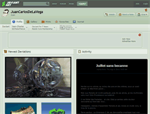 Tablet Screenshot of juancarlosdelavega.deviantart.com