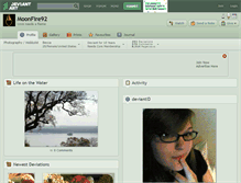 Tablet Screenshot of moonfire92.deviantart.com