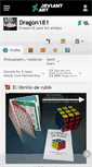 Mobile Screenshot of dragon181.deviantart.com