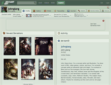 Tablet Screenshot of johngiang.deviantart.com