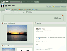 Tablet Screenshot of clarissaeriban.deviantart.com