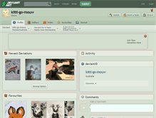 Tablet Screenshot of kitti-go-mouw.deviantart.com