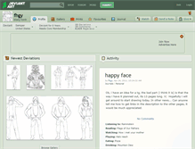 Tablet Screenshot of fhgy.deviantart.com
