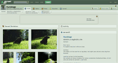 Desktop Screenshot of hundstage.deviantart.com