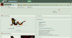 Desktop Screenshot of inukirarawolf.deviantart.com