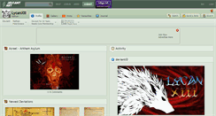 Desktop Screenshot of lycanxiii.deviantart.com