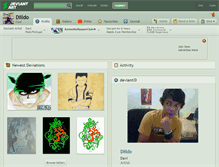 Tablet Screenshot of diildo.deviantart.com