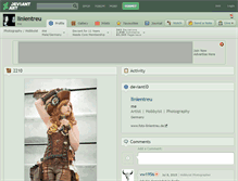 Tablet Screenshot of linientreu.deviantart.com