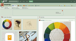 Desktop Screenshot of deepdesign.deviantart.com